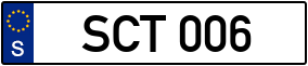 Truck License Plate